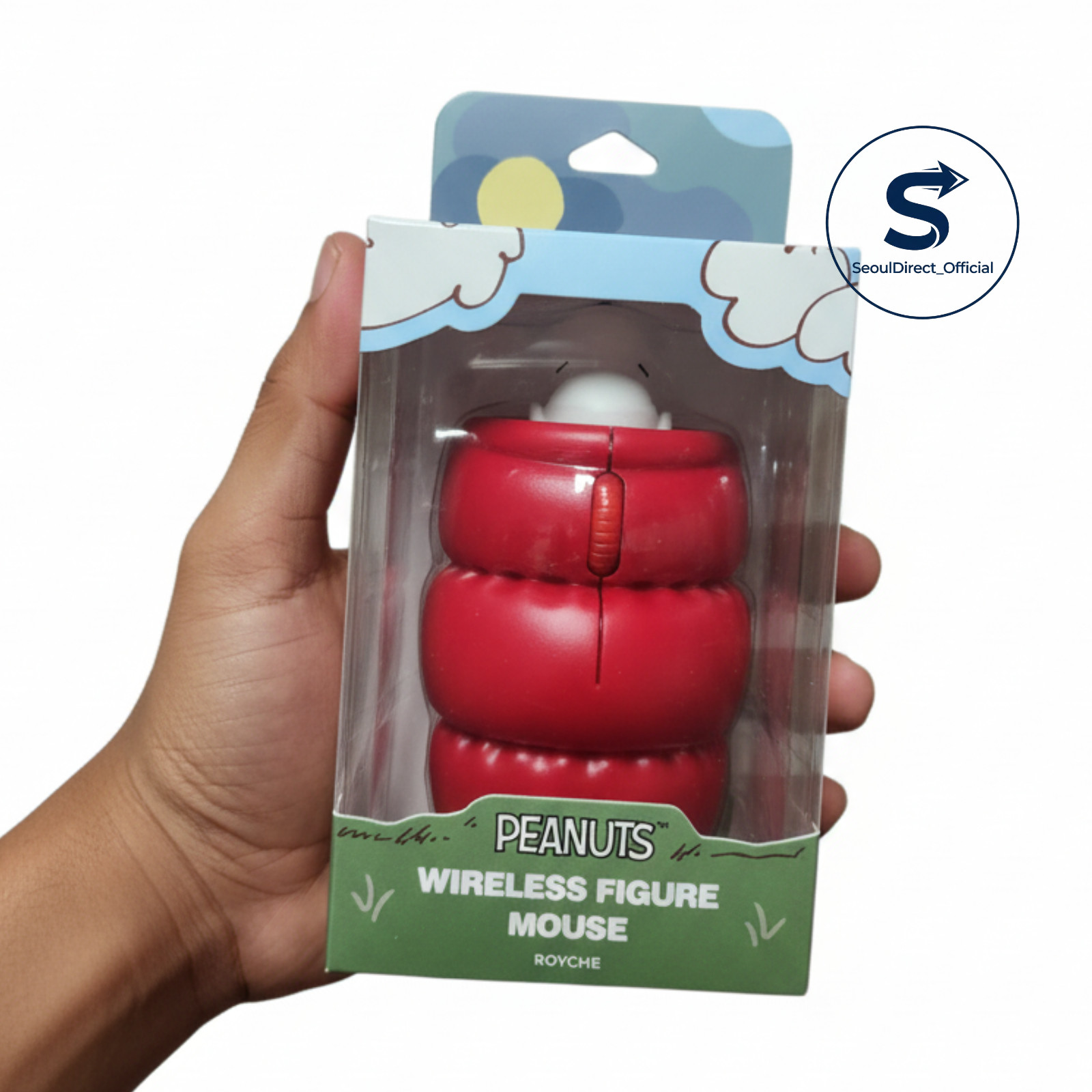 PEANUTS Snoopy 3D Figure Wireless Mouse Bluetooth 2.4Ghz ROYCHE Mac PC Cute NEW