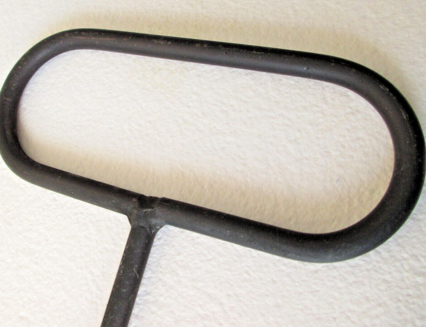 USED Unknown Unbranded Factory Approx. 23" Long Hooked Fork Tool W/ Loop Handle