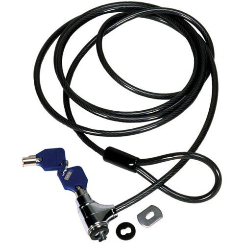 Lot of 3 CODI A02001 Security Laptop Key Cable Lock