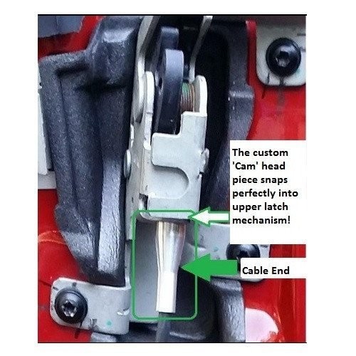 8 ENDS Door Cable Repair Kit for F-series, E-series, Ranger, silver