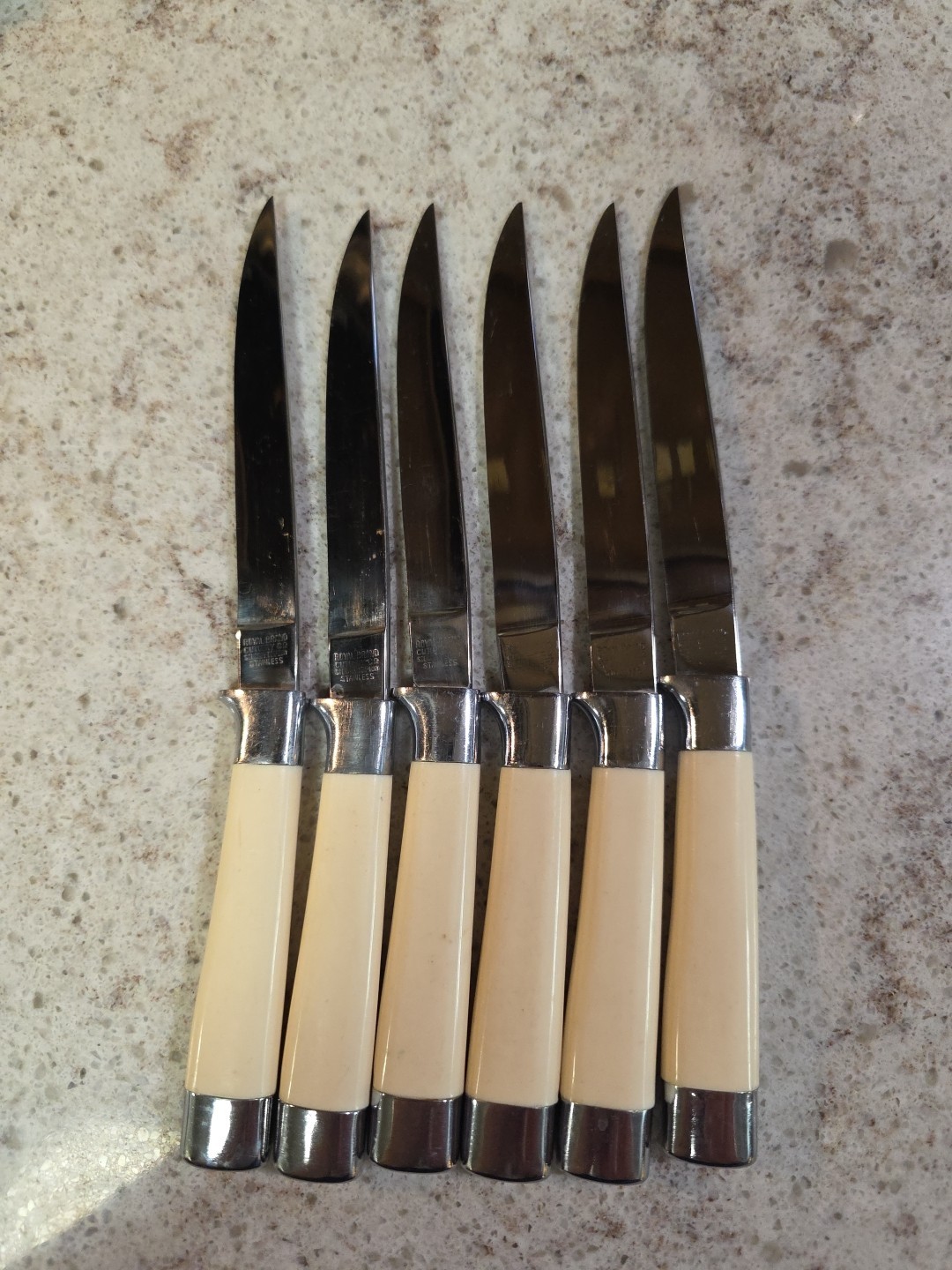Set of 6 Royal Brand Cutlery C2 Knives - Germany Stainless Steel