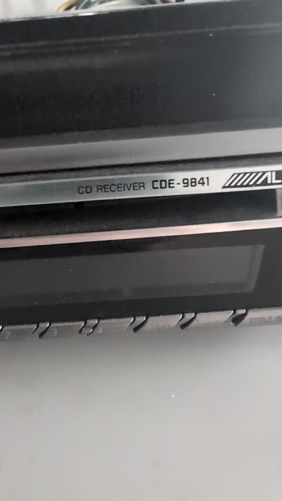 Alpine CDE-9841 CD Receiver with install kit