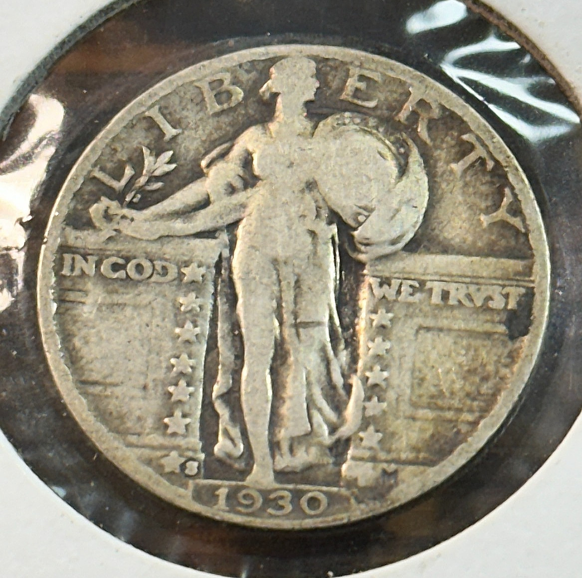 1930-S Standing Liberty Quarter Nice Original Fine CHRC