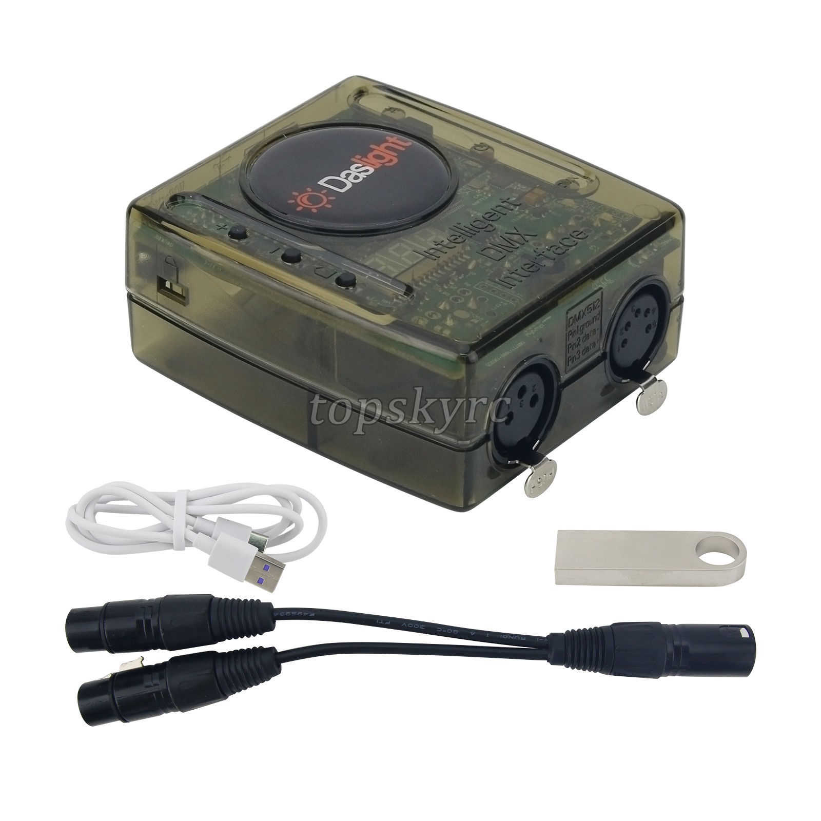 Dashlight DVC4 GZM Stage Light Controller USB PC Control Light Show w/DMX 1536CH