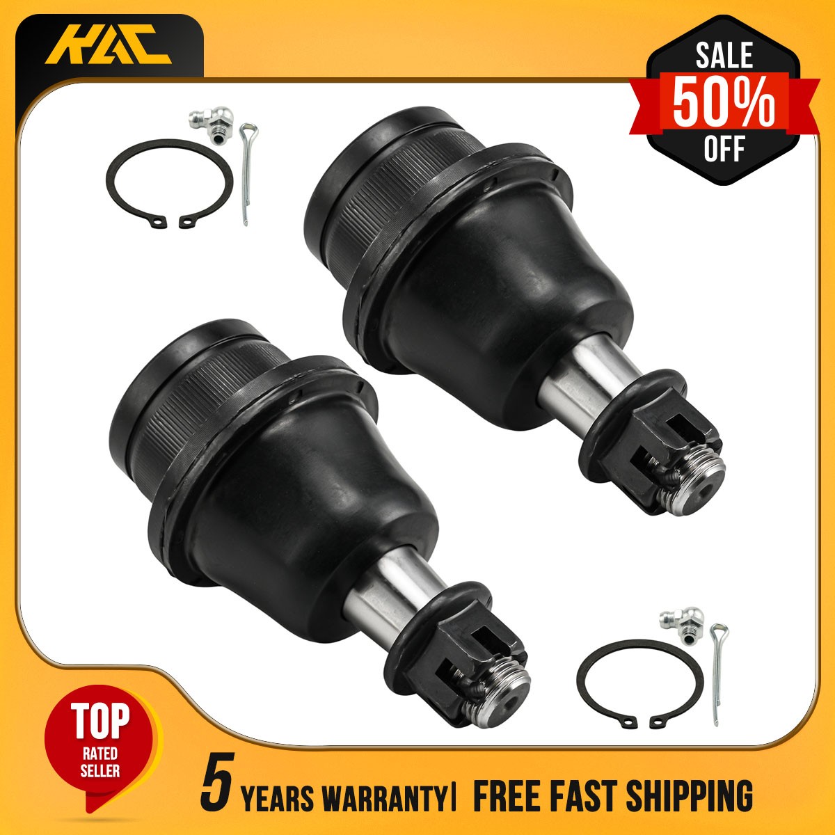 Front Lower Ball Joints for Chevy GMC Silverado Sierra 1500 Cadillac Escalade