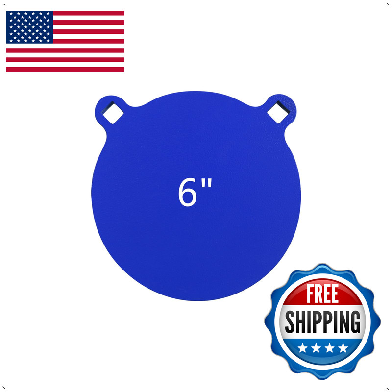 Volunu Ar500 Steel Targets For Shooting-1/2Inch Thick 6 Inch Diameter Metal