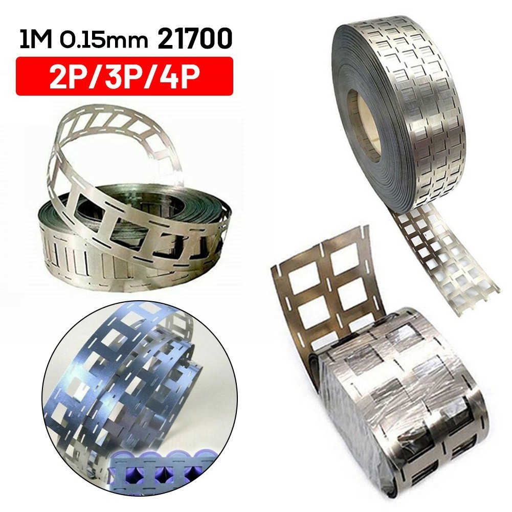 1 X Nickel Plated Steel Strip Sheet 0.15mm Nickel Tape Holder 2P/3P/4P