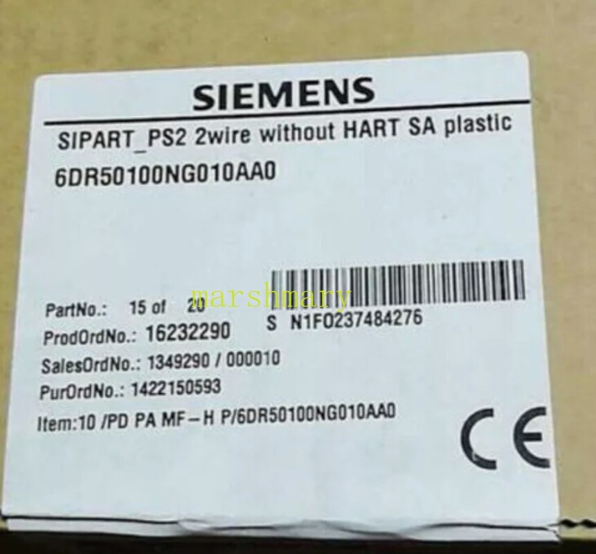 new Siemens positioner 6DR5010-0NG01-0AA0 6DR50100NG010AA0 UPS or FedEx