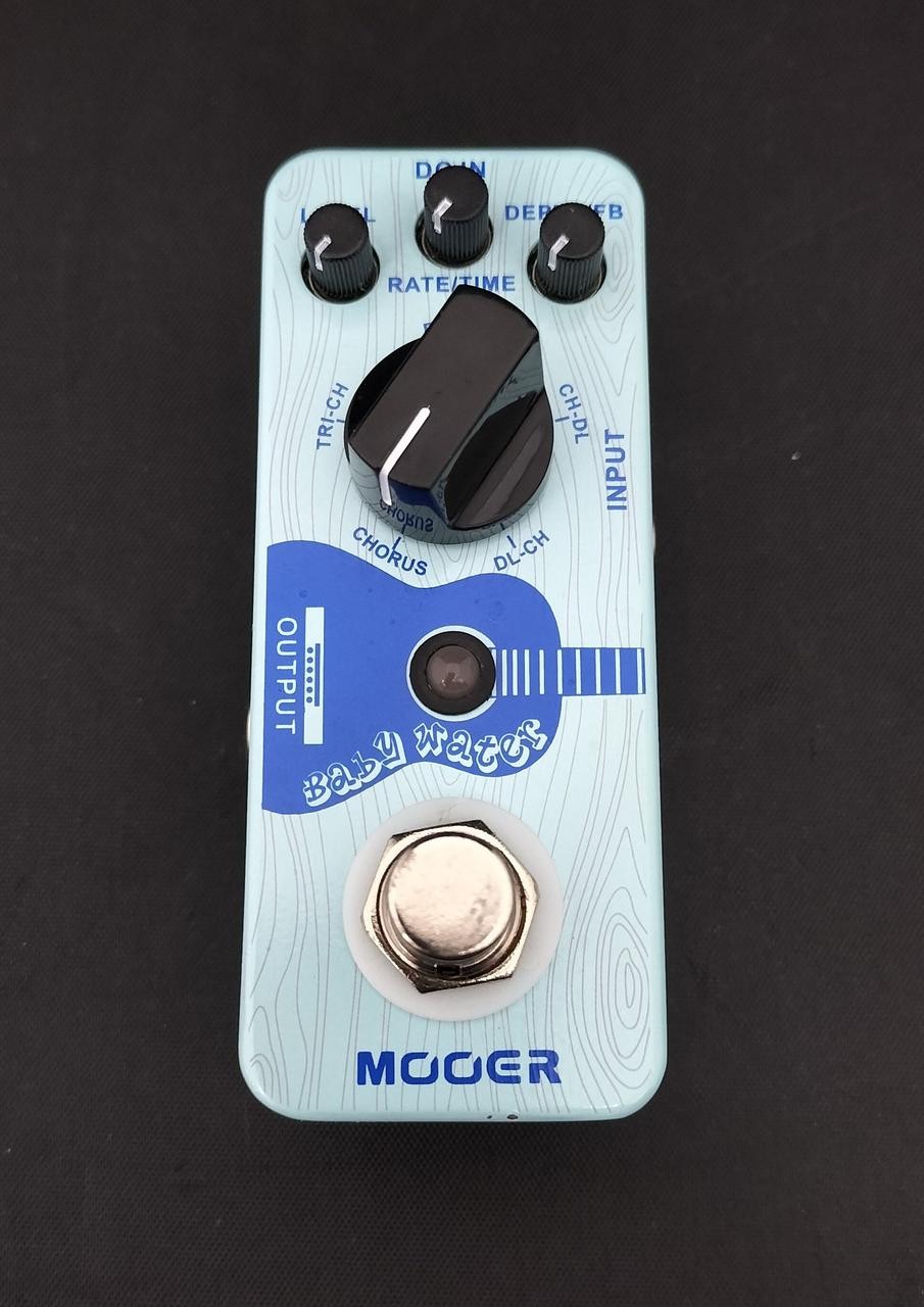 MOOER BabyWater Chorus & Delay Pedal for Acoustic Guitar Used