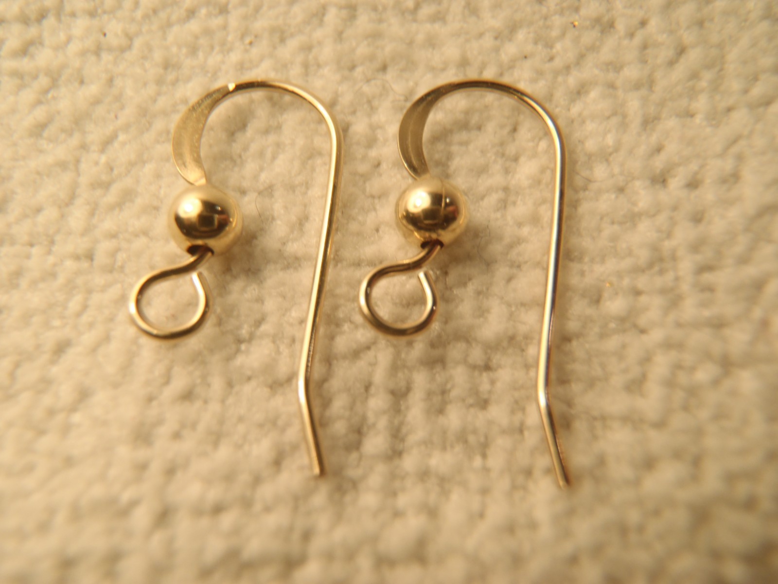 14K GOLD FILLED FRENCH EAR WIRES ~NEW~ PURCHASED FROM JEWELER MARKED