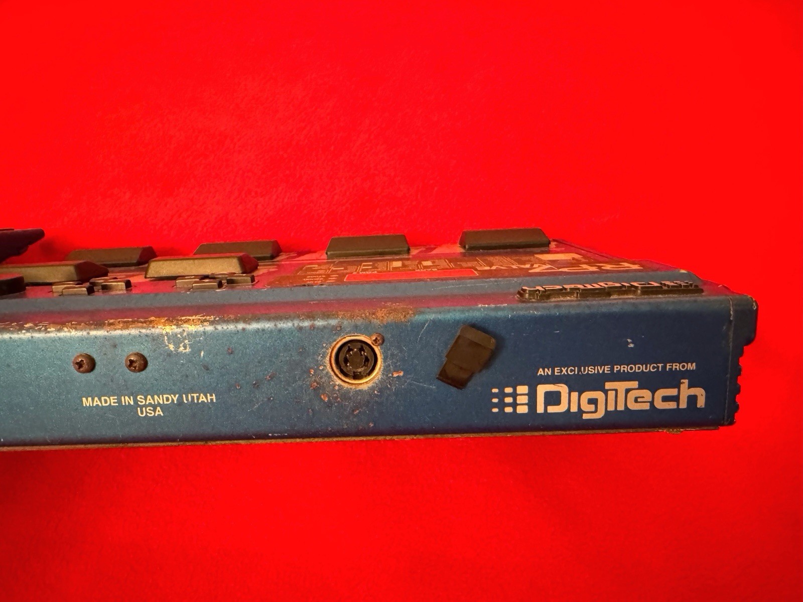 Digitech RP7 Valve Tube Preamp Multi-Effects Processor Untested -Parts Repair