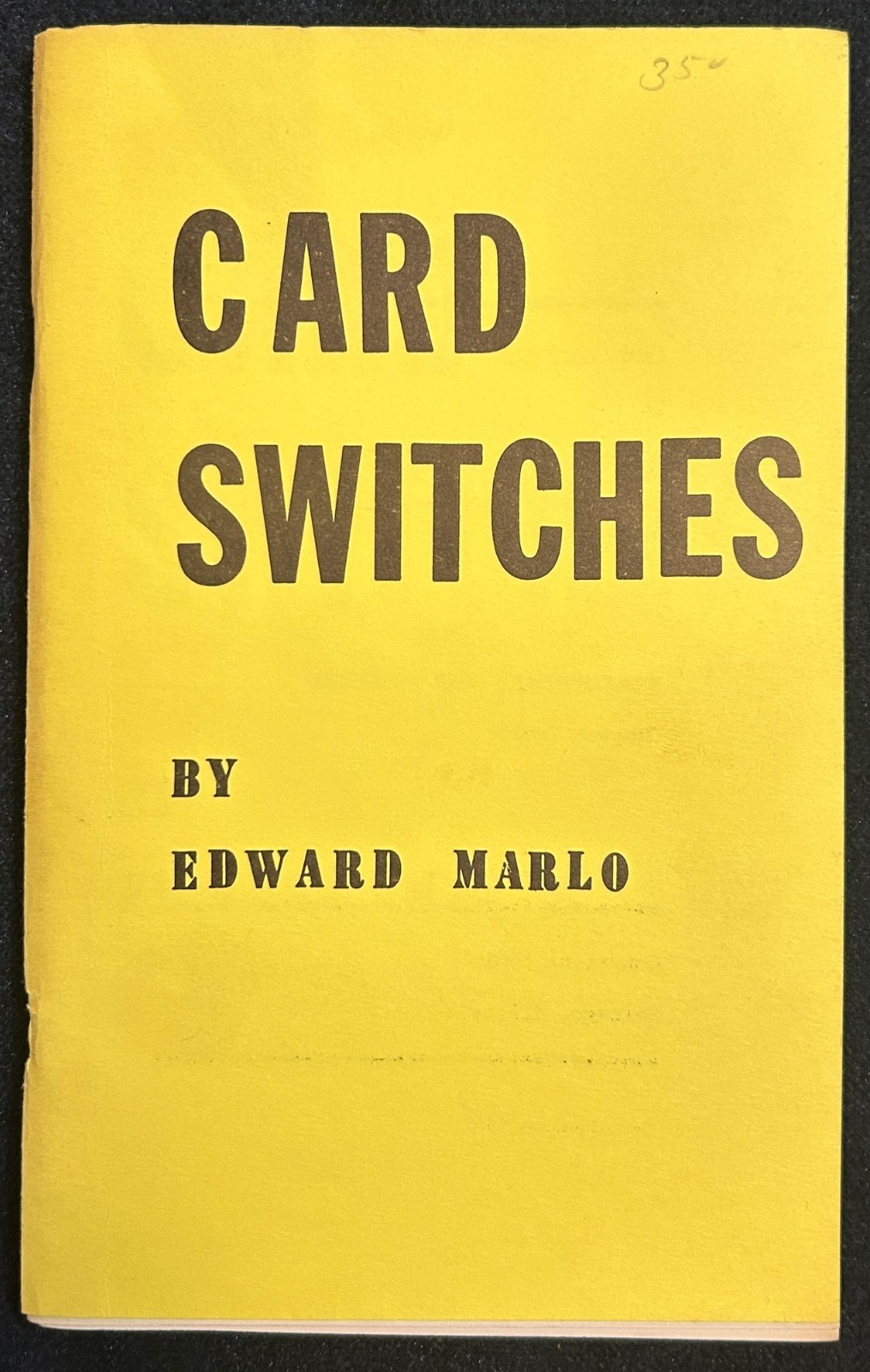 Card Switches (Edward Marlo) -1972