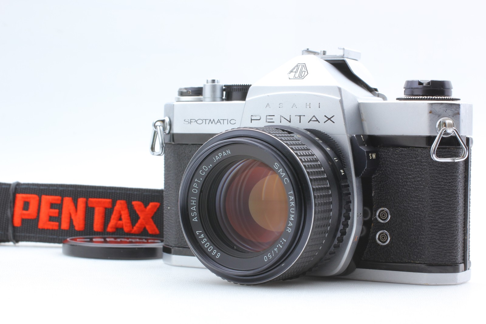 [Near MINT]  Pentax Spotmatic SP Film Camera SMC Takumar 50mm f1.4 From JAPAN