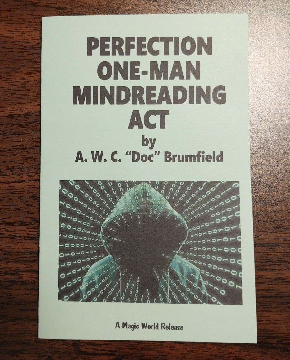 Perfection One-Man Mindreading Act (by Doc Brumfield)