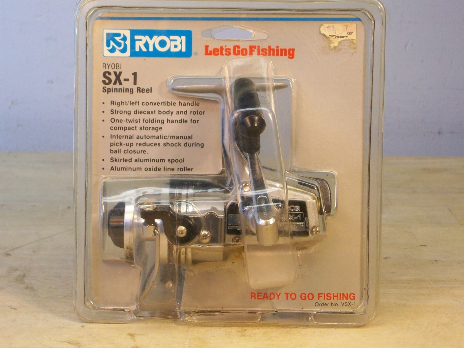 NEW/old stock Ryobi SX-1 - FISHING REEL - skirted spool spinning, 4.75:1. Japan