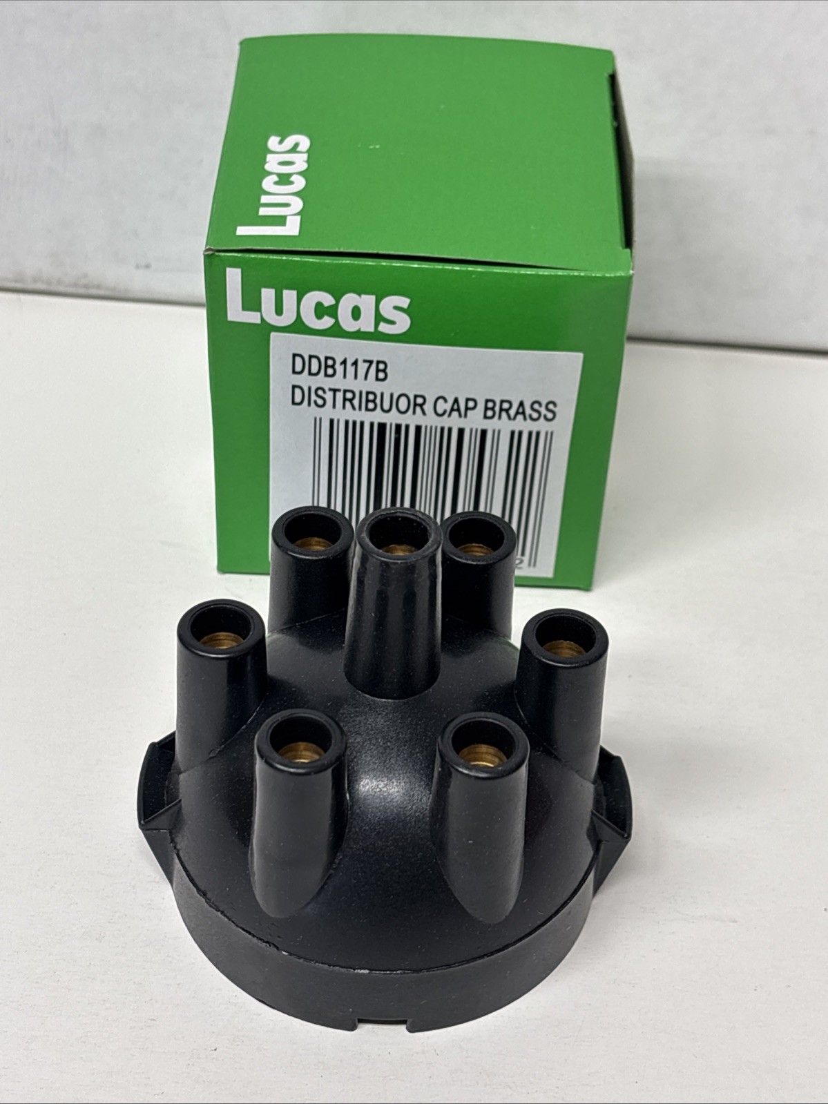 Lucas DDB117B Distributor Cap Brass 6 Cyl Triumph TR6 E-Type Jaguar 65-71 XJ6-74
