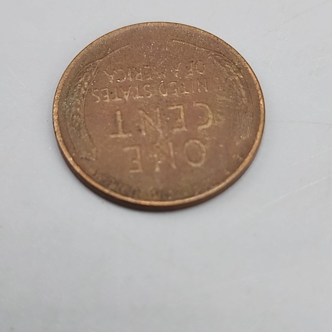 1929 Lincoln Wheat Cent Penny Delamination Error Coin