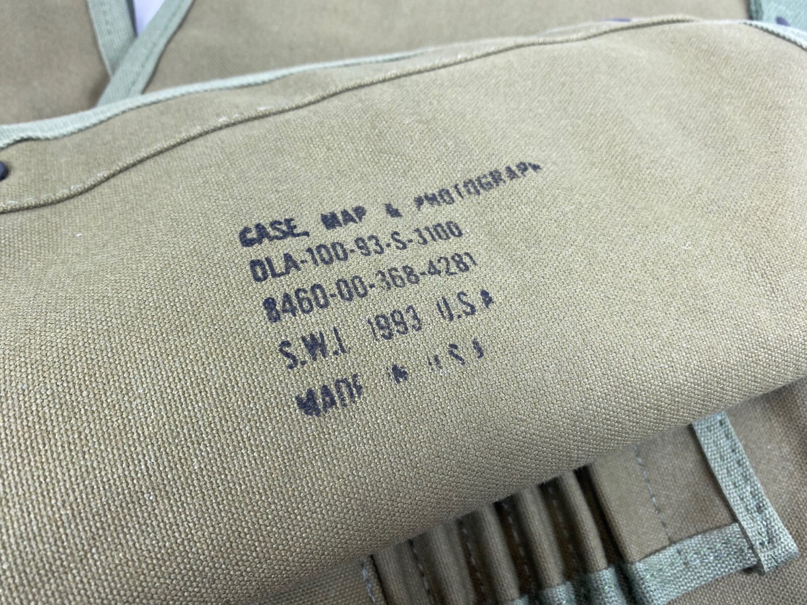 US Olive Drab Map Case/Shoulder Bag