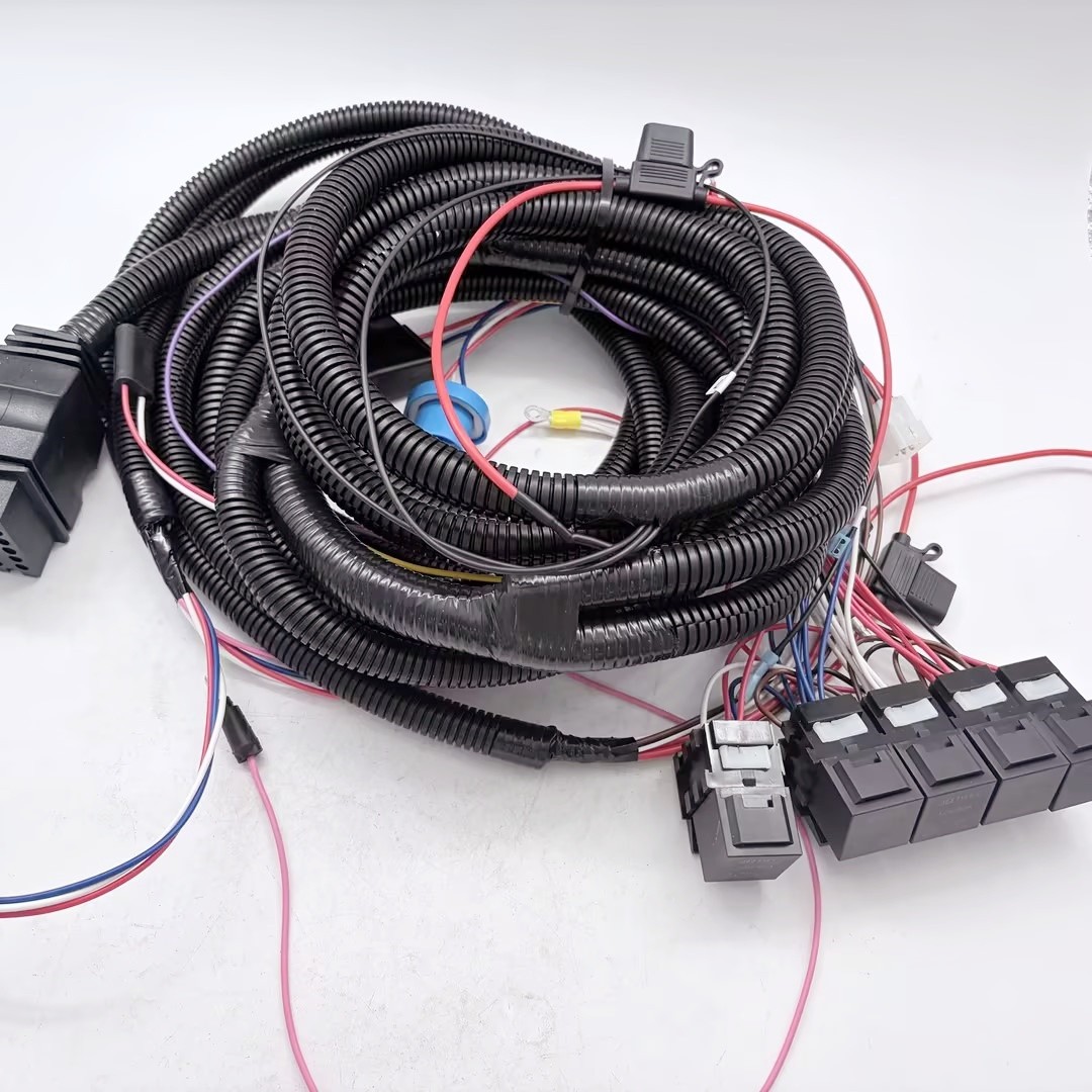 13 Pin Harness 5 Relay Main Truck Side Wiring MSC08001 Vee Blade Plow for BOSS