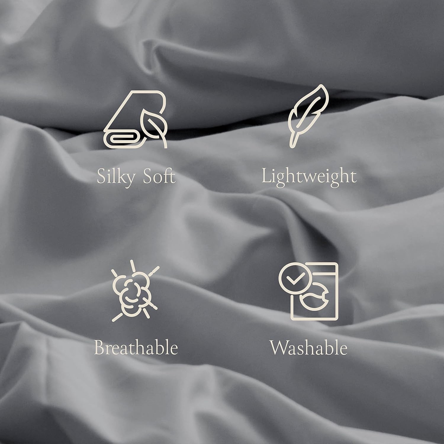Breathable Microfiber King Sheet Set - 16 Inch Deep Pockets, 500-Night Guarantee