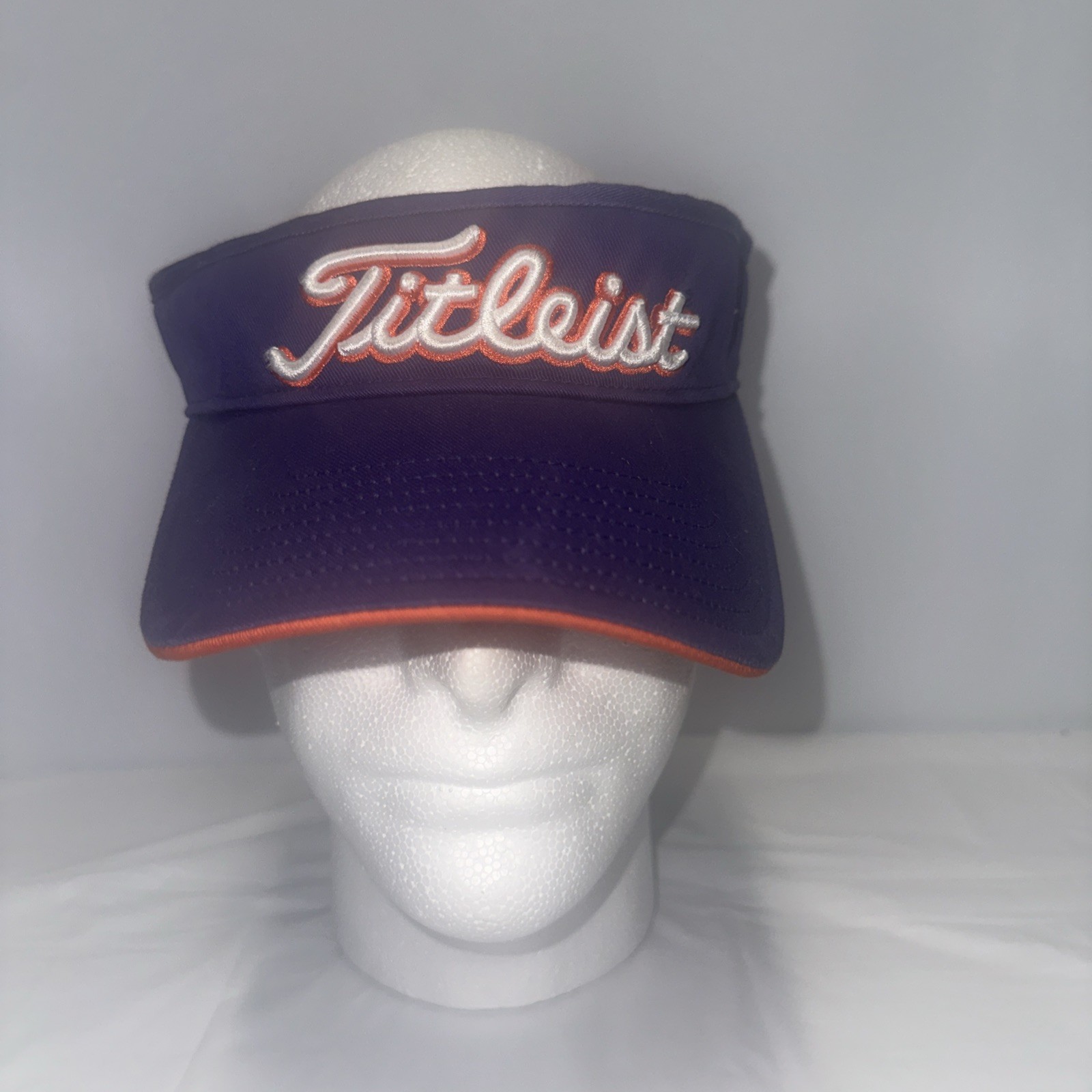 Titleist Pro V1 FJ Sun Visor Purple & Orange Adjustable Golf Hat