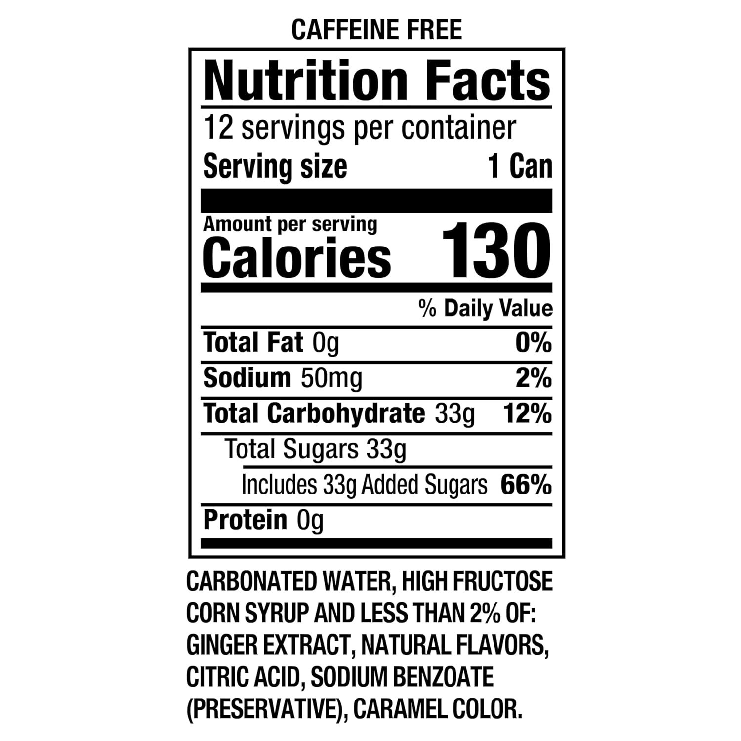 Ginger Ale Soda, 12 fl oz cans, 12 pack