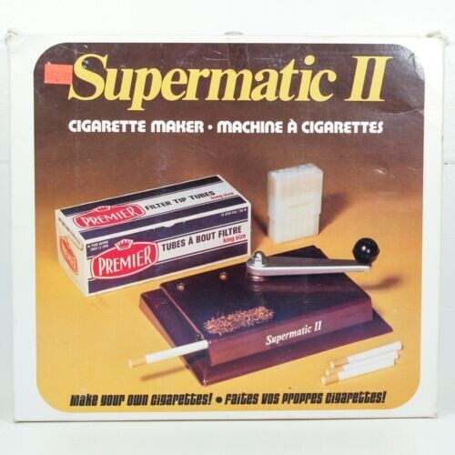 Supermatic II Cigarette Maker Machine A' Cigarettes C.T.C - CANADA INC.