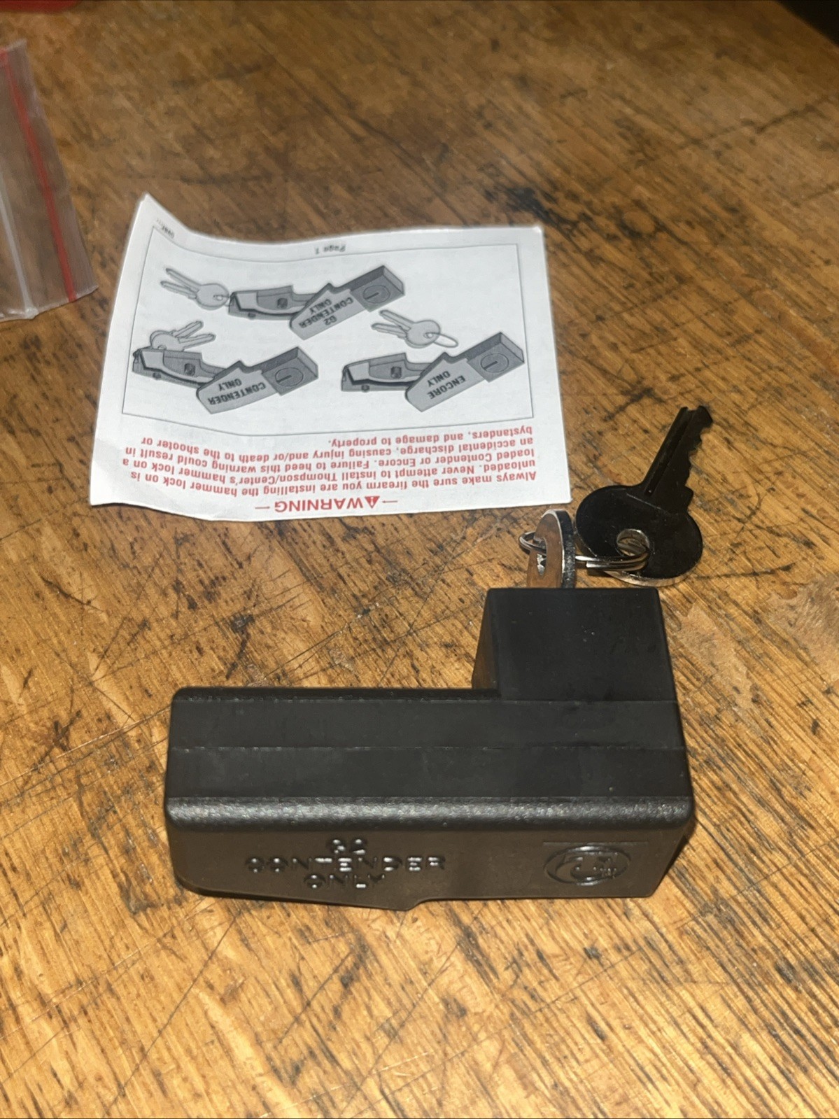 Thompson Contender G2 Hammer Lock With Keys NOS