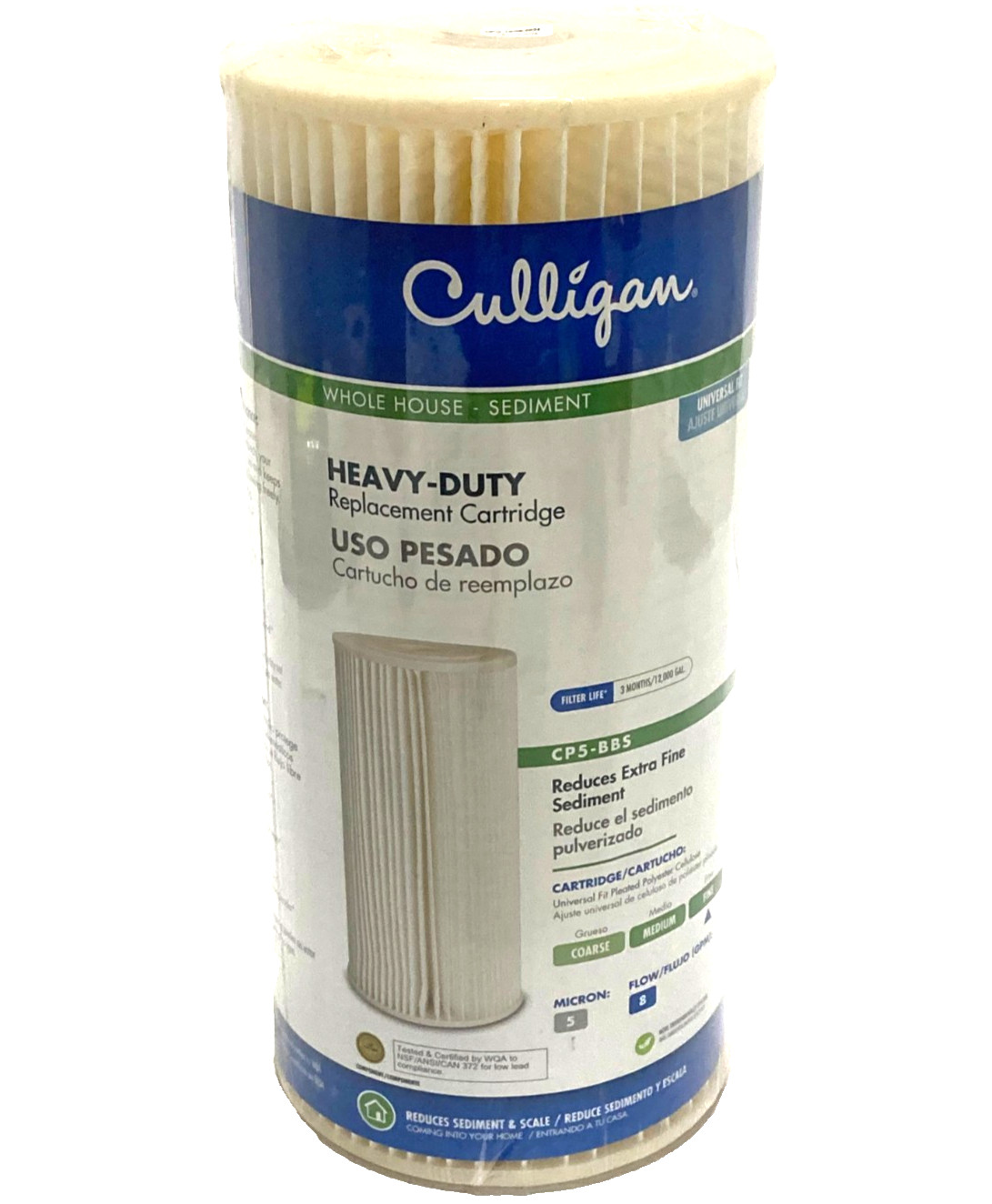 Culligan Whole House Heavy Duty CP5-BBS Water Replacement Cartridge for HD-950A