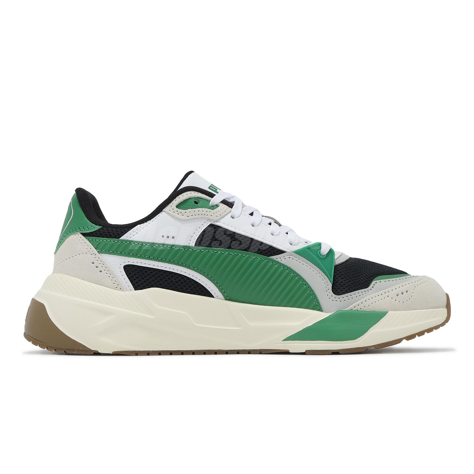 Puma Trinity 2 Black Archive Green White Men Lifestyle Casual Shoes 400230-03