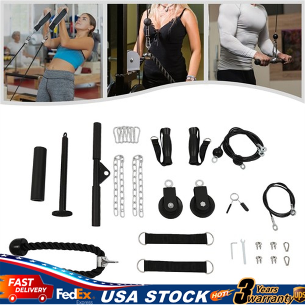 Cable Weight Pulley System, Home Gym Equipment, Fitness Pulley Cable System