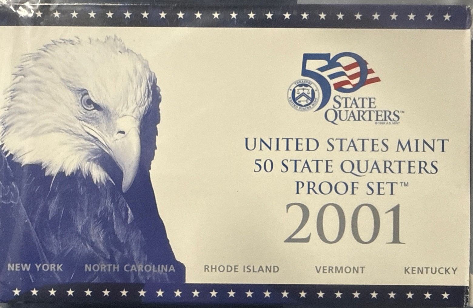 2001-S United States “50 States”5 Quarters Proof Set.