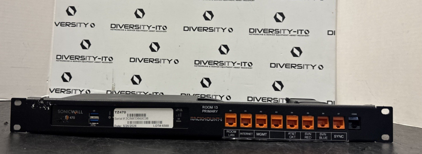 Sonicwall TZ470w Network Security Appliance