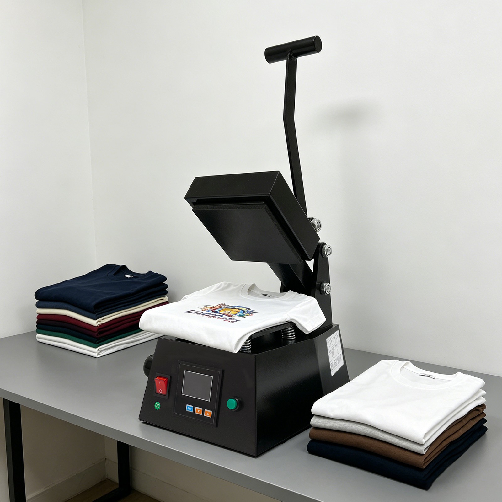 400W 12cm*12cm Heat Press Machine Heat Press Digital Label Transfer Machine