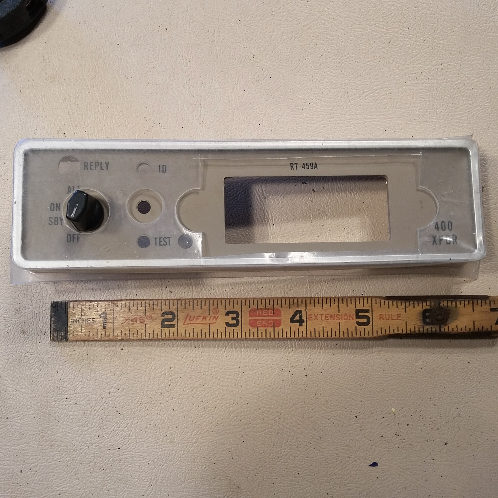 ARC Cessna RT-459A faceplate, New