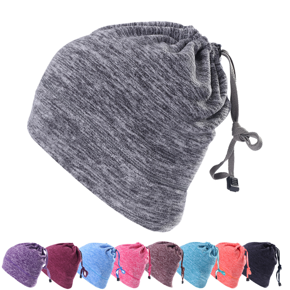Soft Fleece Neck Gaiter Warmer Face Mask for Cold Weather Winter Outdoor Sports