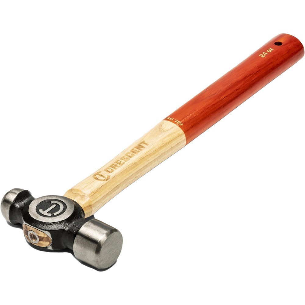 Crescent CHWBP24 24oz Wood Handled Ball Peen Hammer