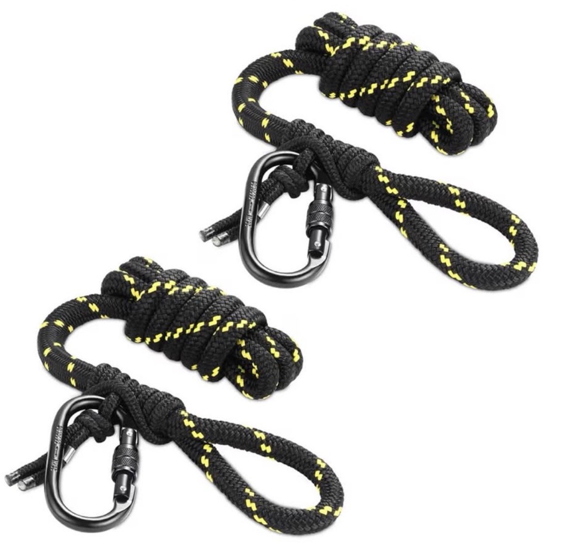 Lineman's Rope, Linemans Climbing Rope Tree Stand, Tree Saddle & Set Up 2 Pack