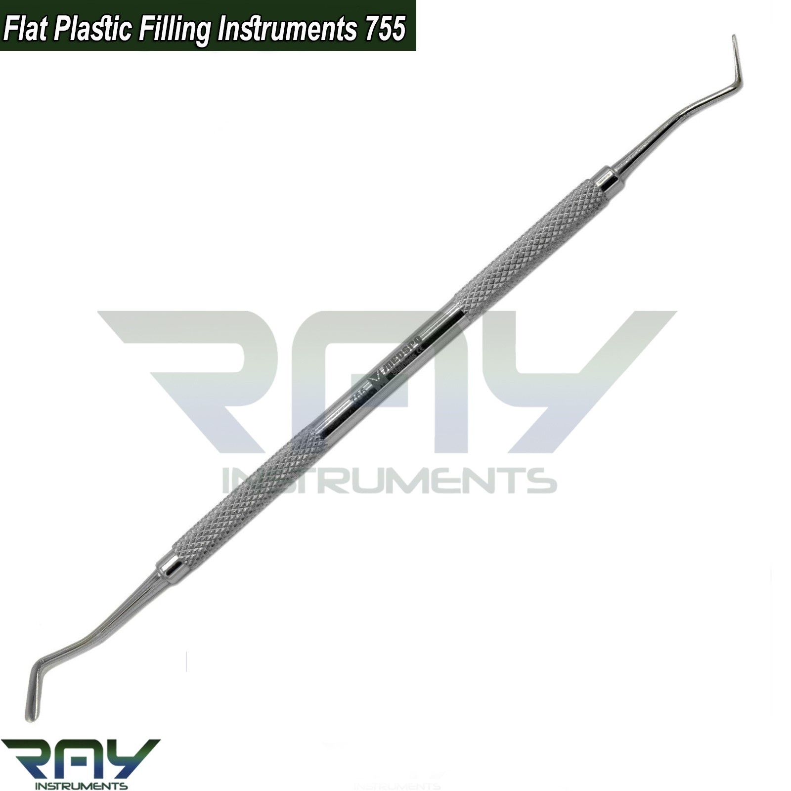 5 Pcs Dental Flat Plastic Composite Filling Instruments 755 Restorative Tools