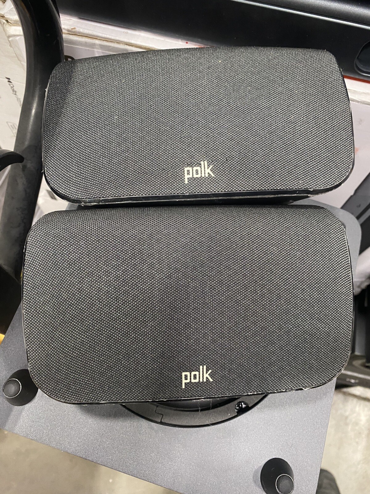 Polk Audio SR1 Rear Surround Speakers ( Right & Left) NO ADAPTERS