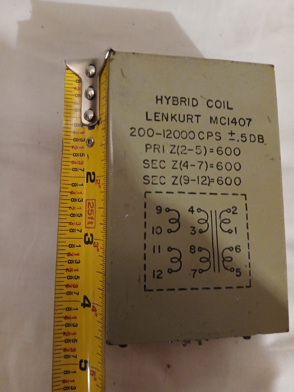 Lenkurt MC1407 Hybrid Coil Repeat Coil