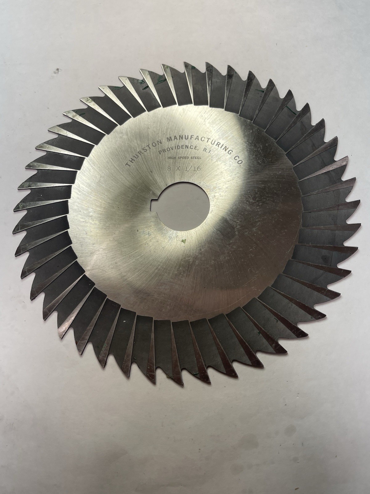 THURSTON USA HSS Metal Slitting Saw Side Chip 8" x 1/16" x 1-1/4” (26MY512)