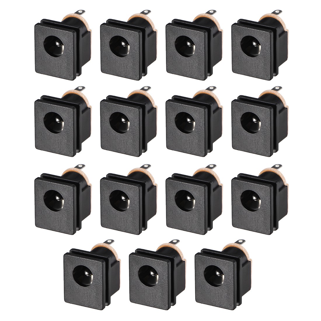DC-015 5.5mmx2.1mm DC Power Jack Socket 3 Pin Female Panel Mount Connector 10pcs