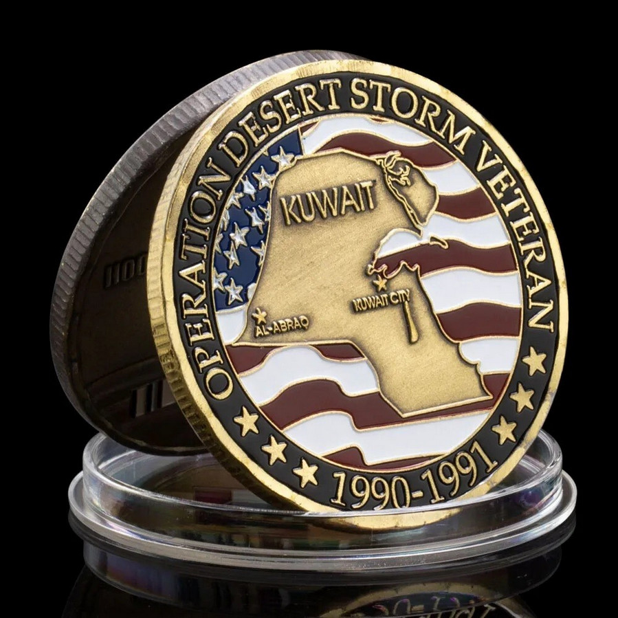 Military Operation Desert Storm Challenge Coin Collectable Armed Forces 1-pc
