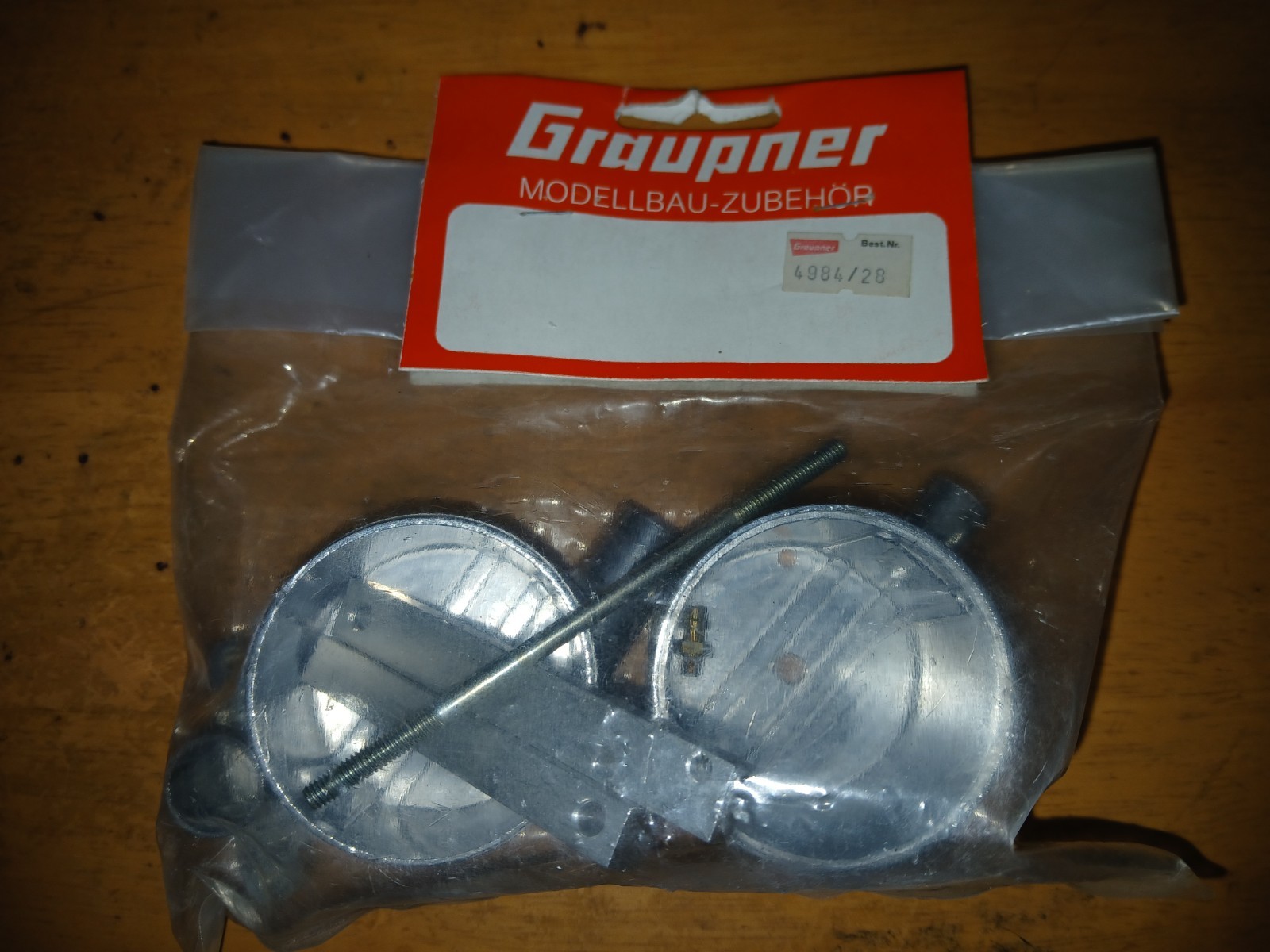 Kyosho Vintage Landjump Graupner 4984/28 LD-28 MUFFLER SET OLD RARE NEW IN PACK