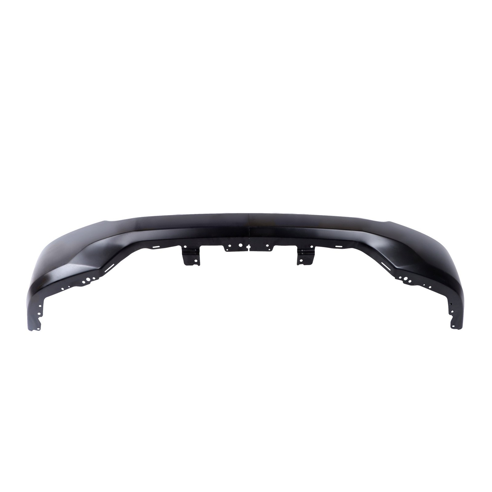 Front Bumper Face Bar Steel For Chevrolet Silverado 1500 2016-18 Black W/o Holes