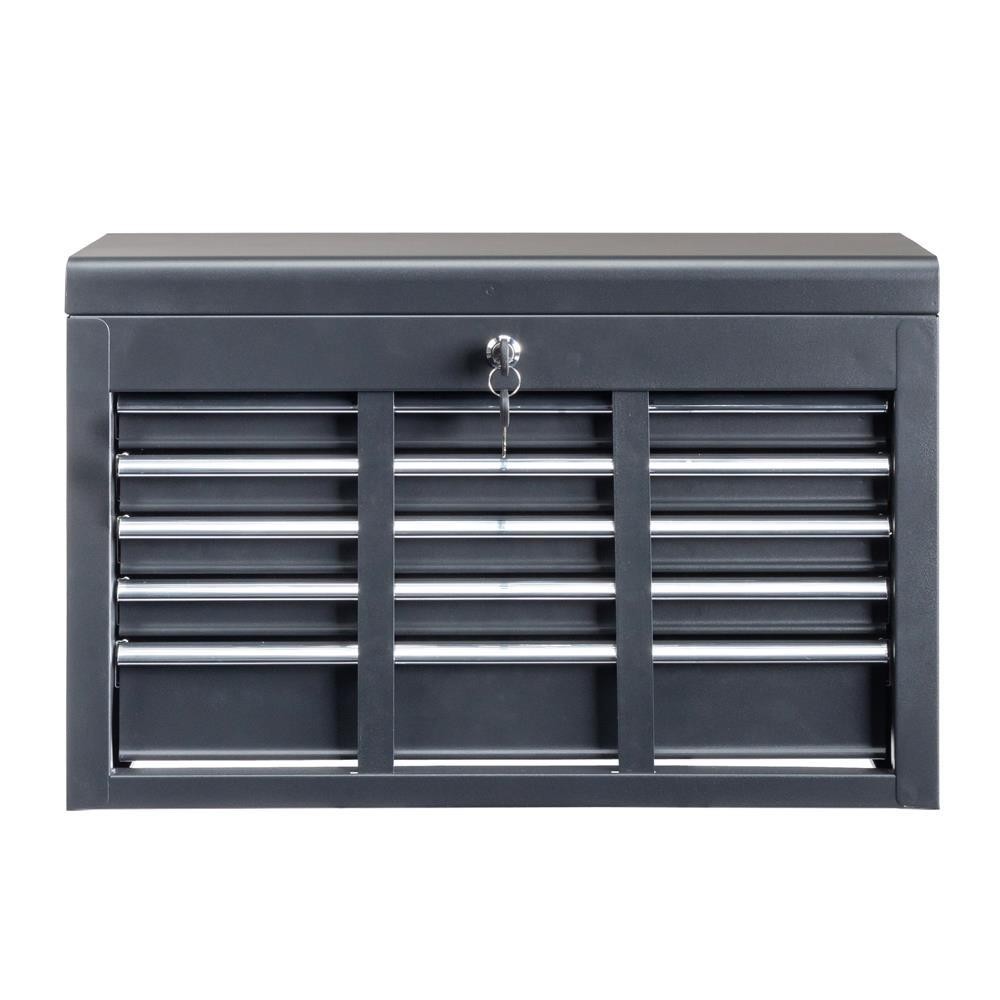 23.8" Tool Chest Steel Tool Storage Box with 5 Drawers & Locking System & Keys