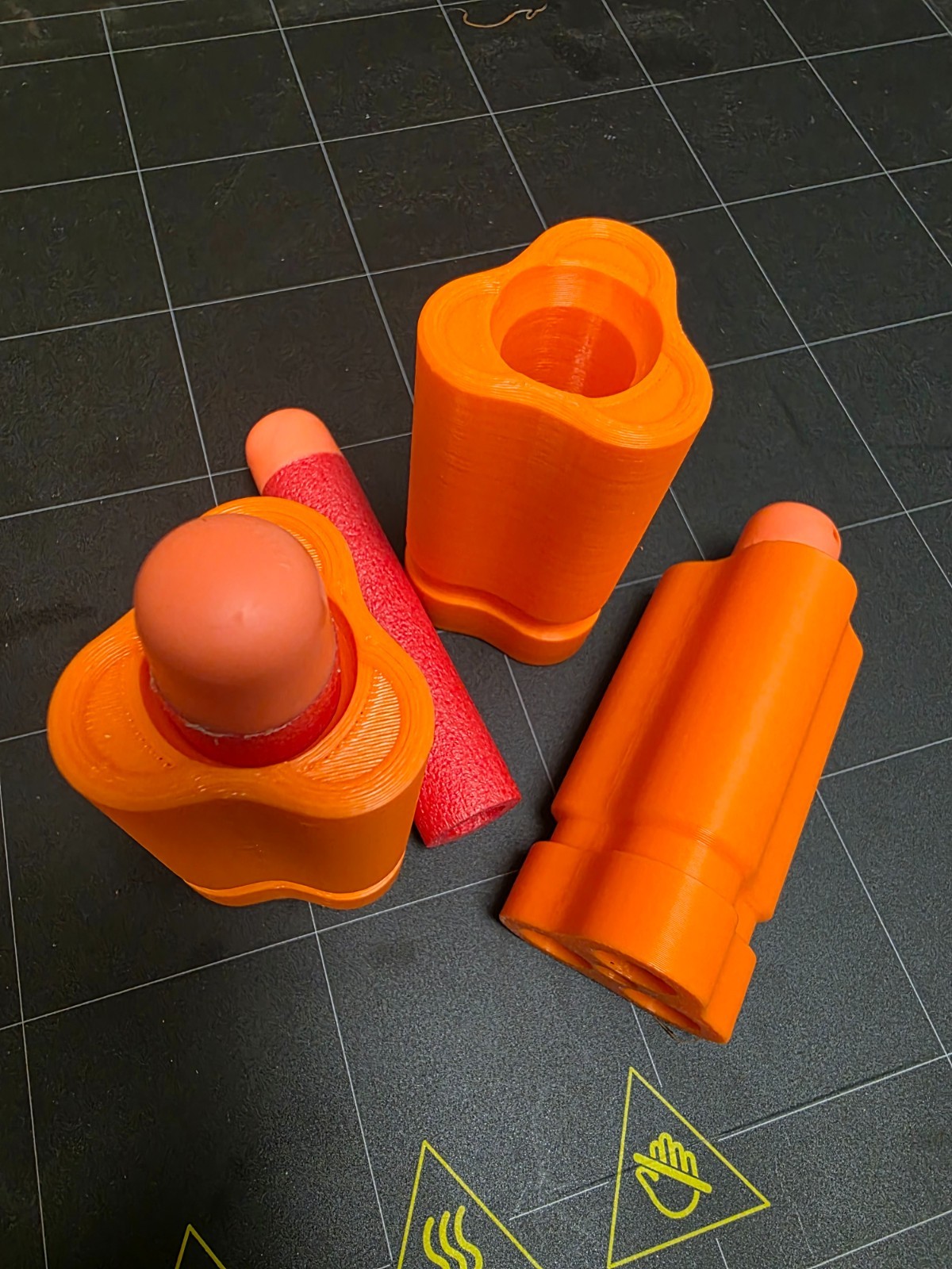 NEW - MEGA DART MODIFIED - 3 NERF Elite Trilogy DS-15 DS15 Replacement Shells