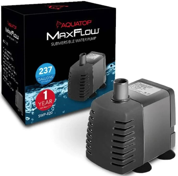 Aquatop Max Flow Submersible Pump for Aquariums 237 GPH