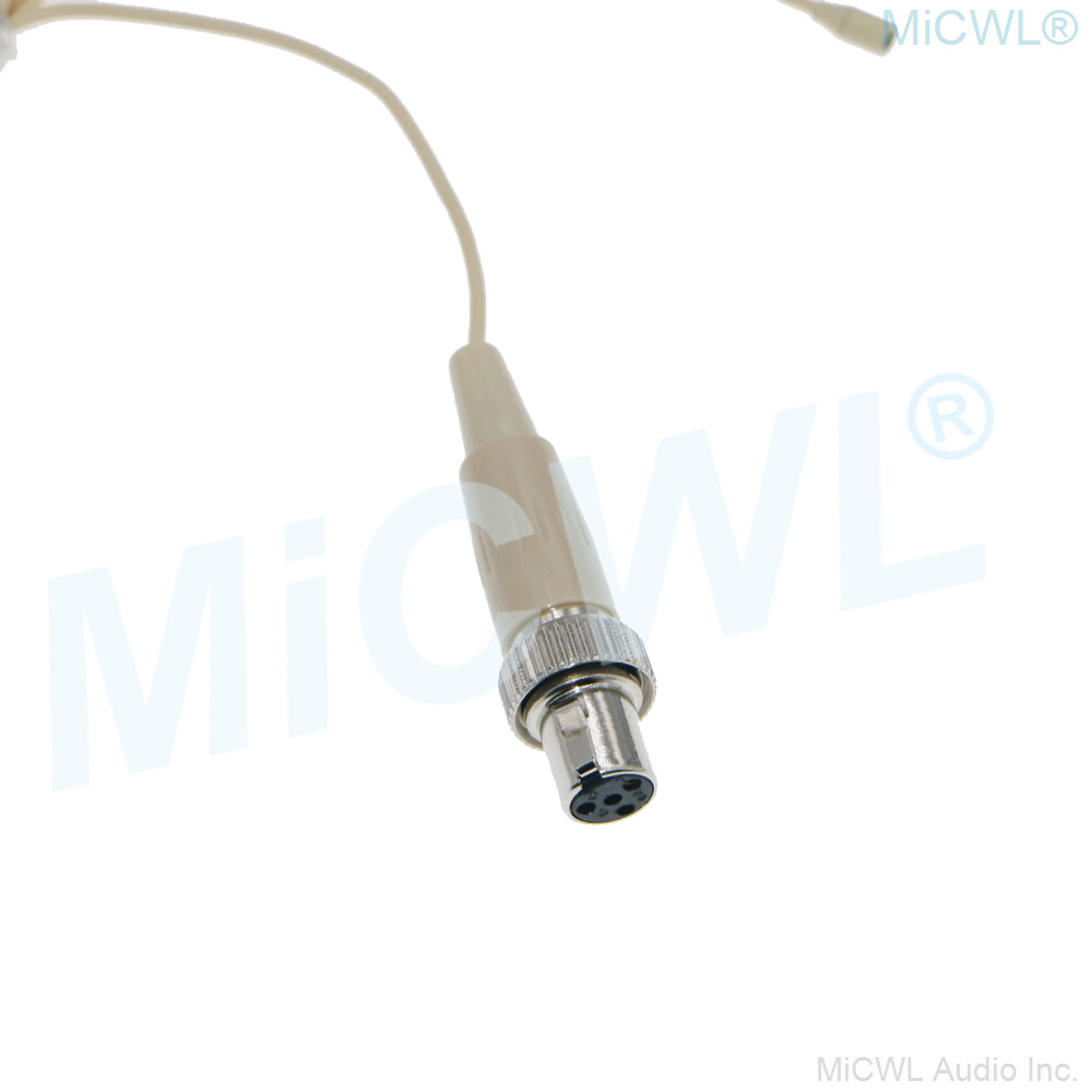 Omnidirectional Headset Microphone For MiPro Wireless Transmitter Single Ear Mic